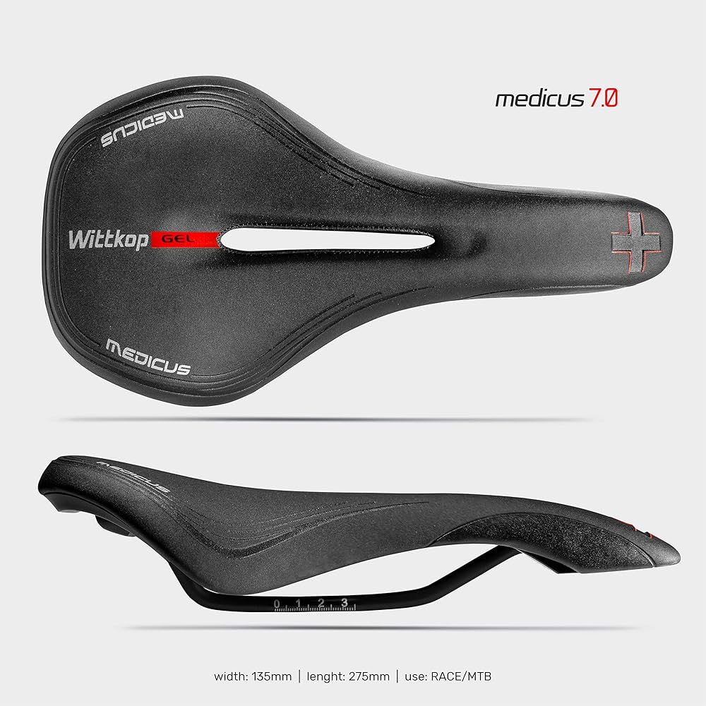 MEDICUS AIR サドル ブラック　wittkop Wittkop Medicus Air Bicycle Saddle Review - medium City